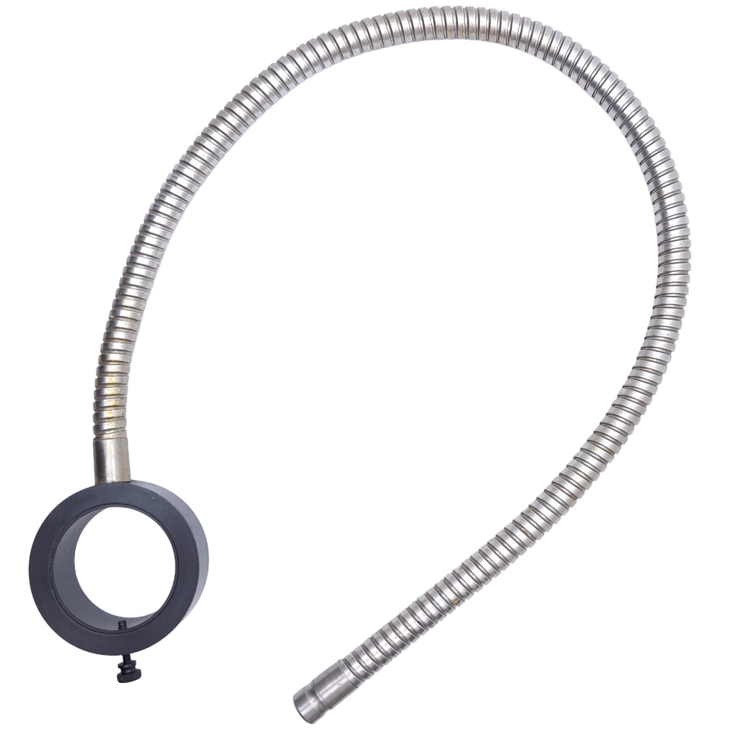 Used Fiber Optic Ring Light Guide, ø53mm ID, ø10mm Bundle, 29.5in Length, ø16mm Input