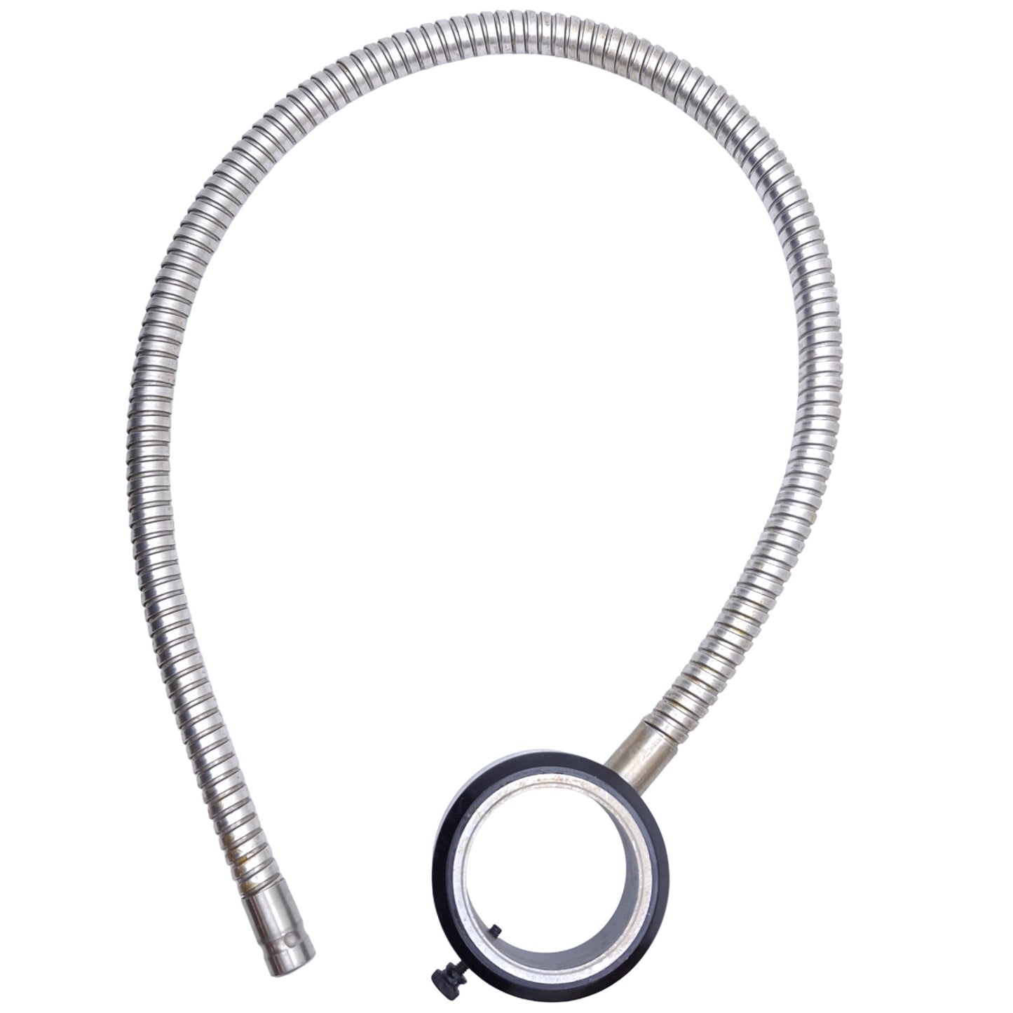 Used Fiber Optic Ring Light Guide, ø53mm ID, ø10mm Bundle, 29.5in Length, ø16mm Input