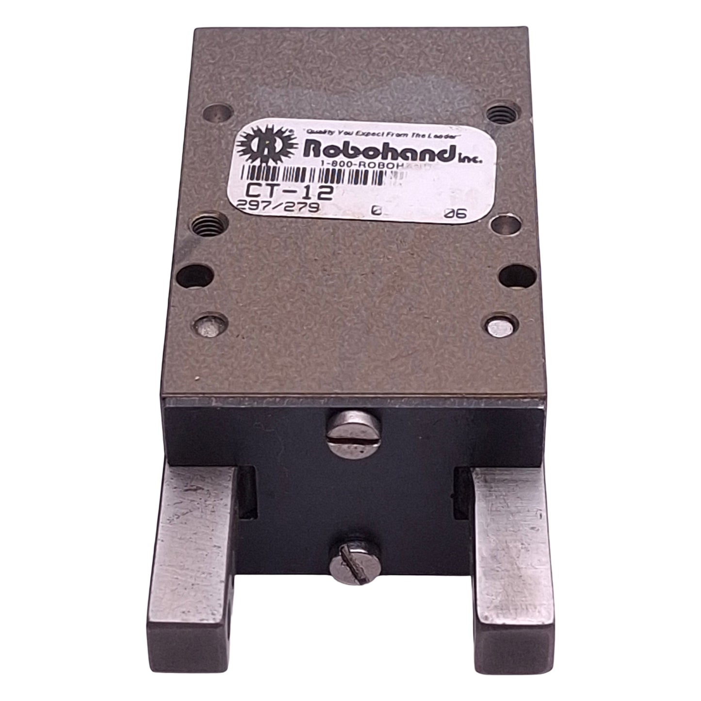 Used Robohand CT-12 Angular Gripper, 180° Grip, ø0.47in Bore, 7.2lbf, 40-100psi, M5