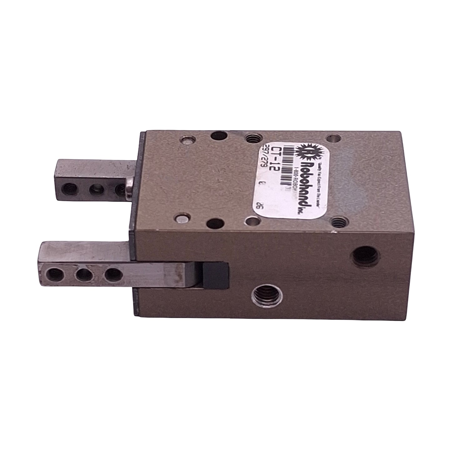 Used Robohand CT-12 Angular Gripper, 180° Grip, ø0.47in Bore, 7.2lbf, 40-100psi, M5