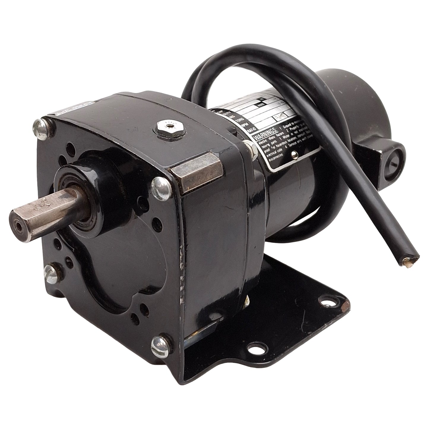 Used Bodine 24A2BEPM-D3 Gearmotor, 1/29HP, 36lb-in, 42rpm, 60:1, ø1/2in Shaft, 130VDC