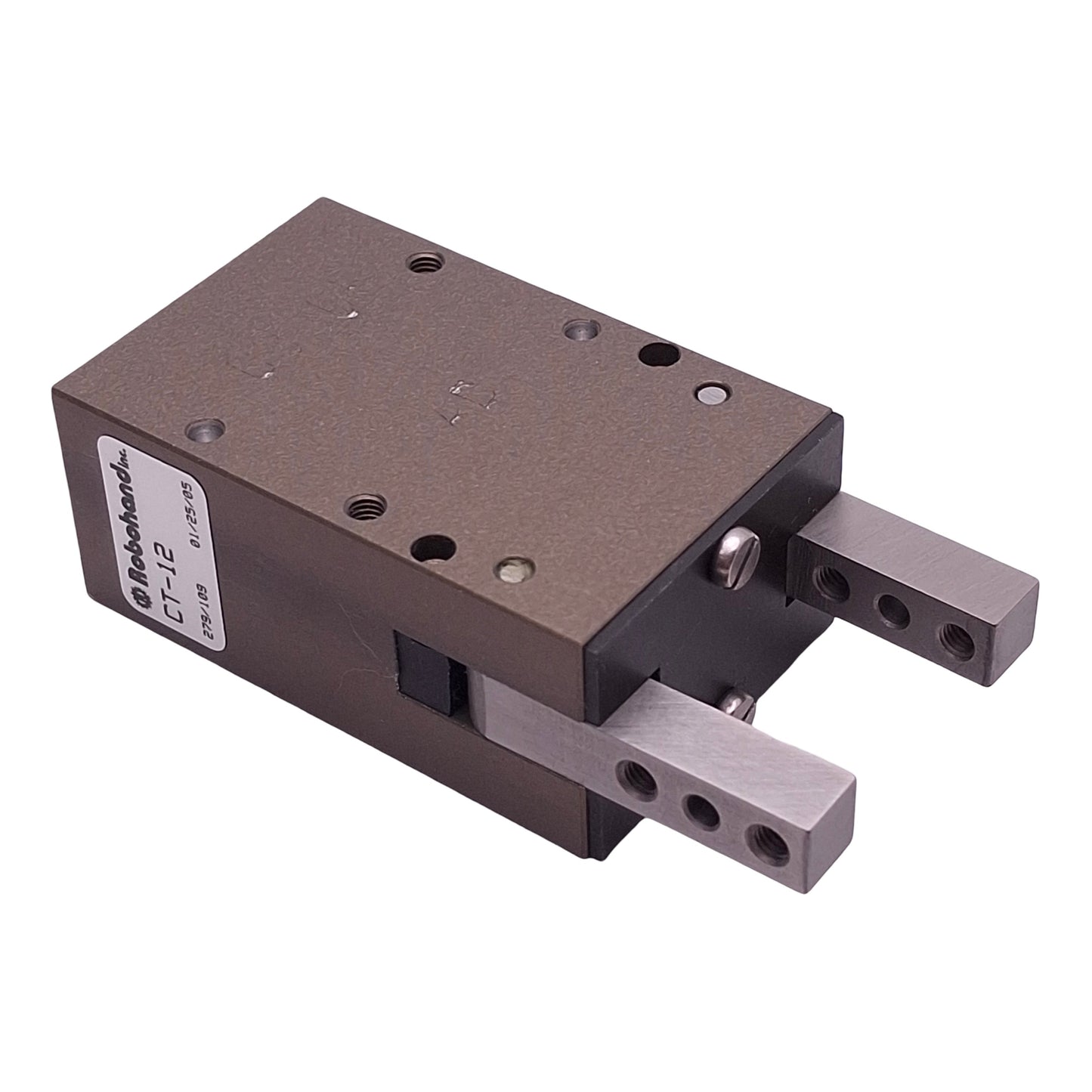 New – Open box Robohand CT-12 Angular Gripper, 180° Grip, ø0.47in Bore, 7.2lbf, 40-100psi, M5
