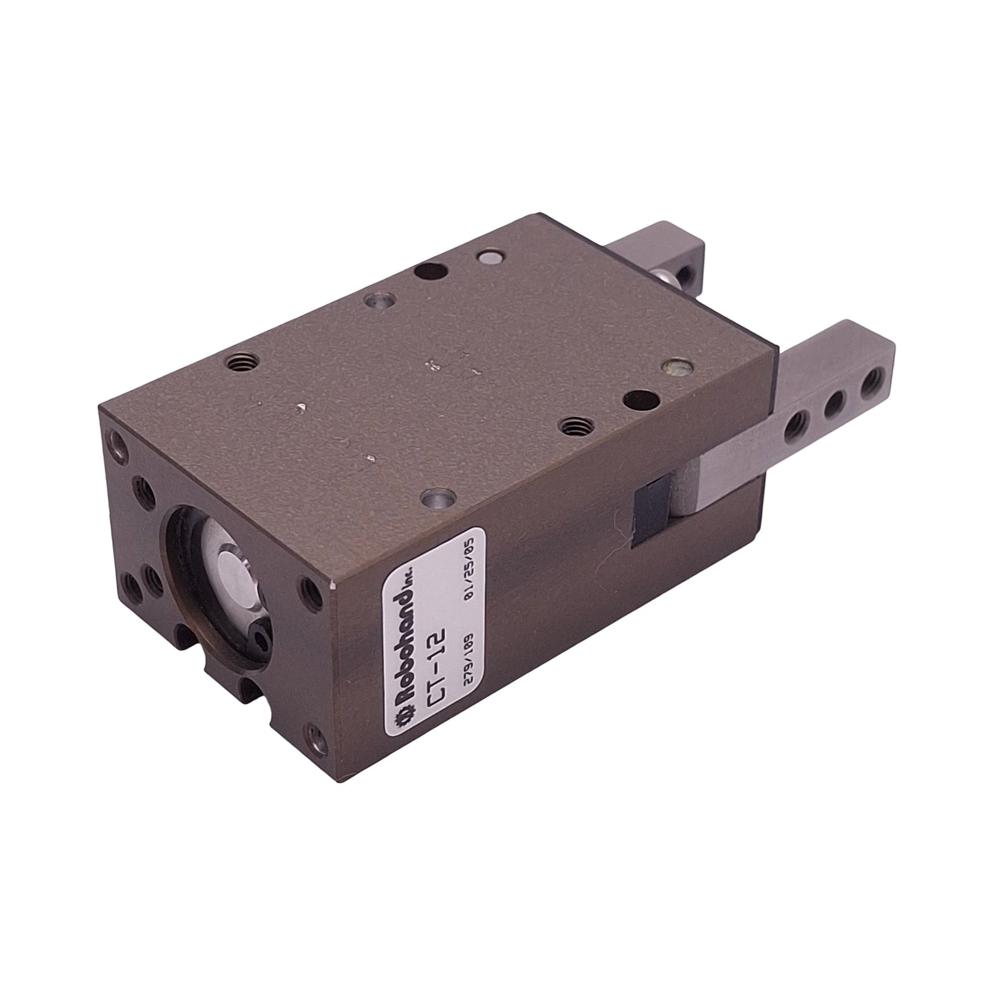 New – Open box Robohand CT-12 Angular Gripper, 180° Grip, ø0.47in Bore, 7.2lbf, 40-100psi, M5