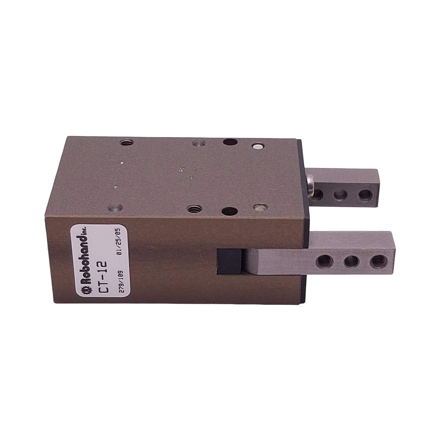 New – Open box Robohand CT-12 Angular Gripper, 180° Grip, ø0.47in Bore, 7.2lbf, 40-100psi, M5