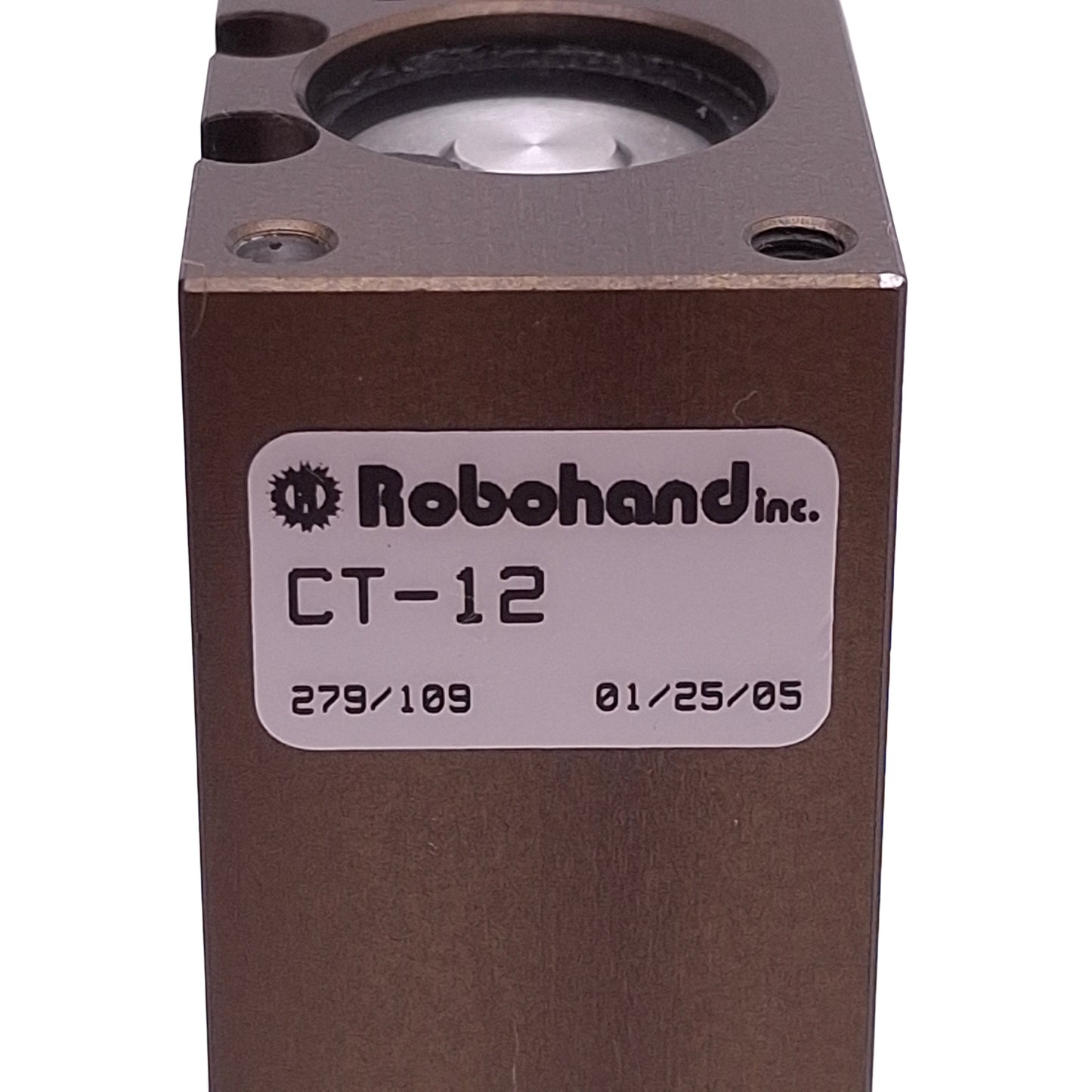 New – Open box Robohand CT-12 Angular Gripper, 180° Grip, ø0.47in Bore, 7.2lbf, 40-100psi, M5