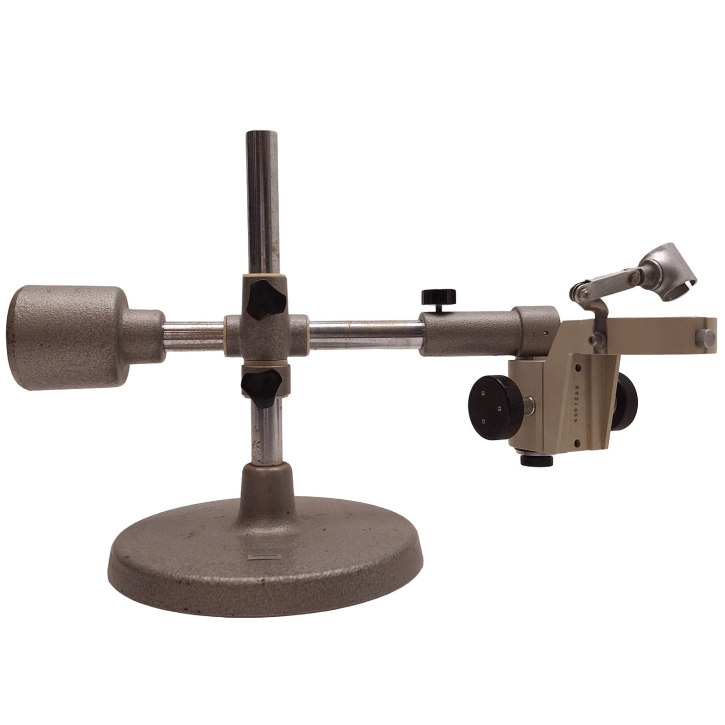 Used Olympus Microscope Boom Stand w/Focus Block ø76mm, 16-3/4in Arm, 9-7/8in Post