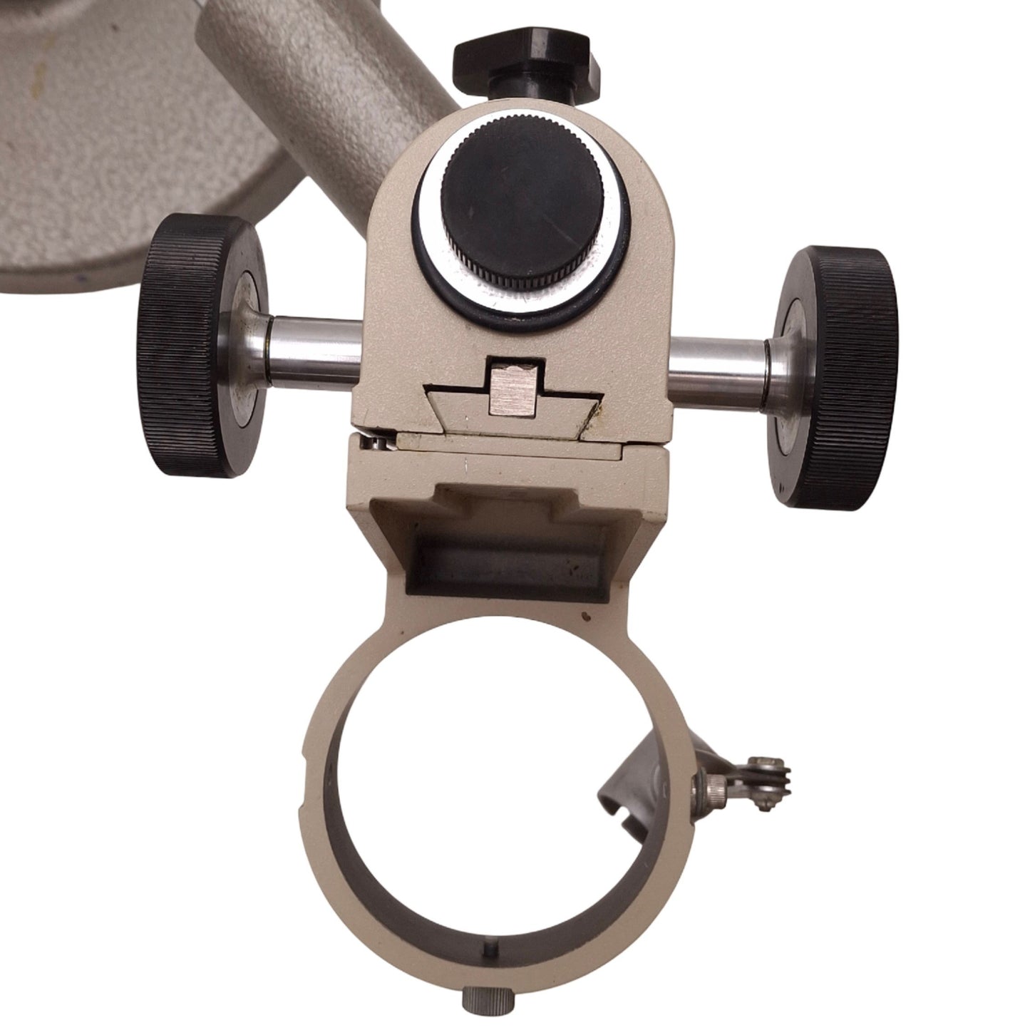 Used Olympus Microscope Boom Stand w/Focus Block ø76mm, 16-3/4in Arm, 9-7/8in Post