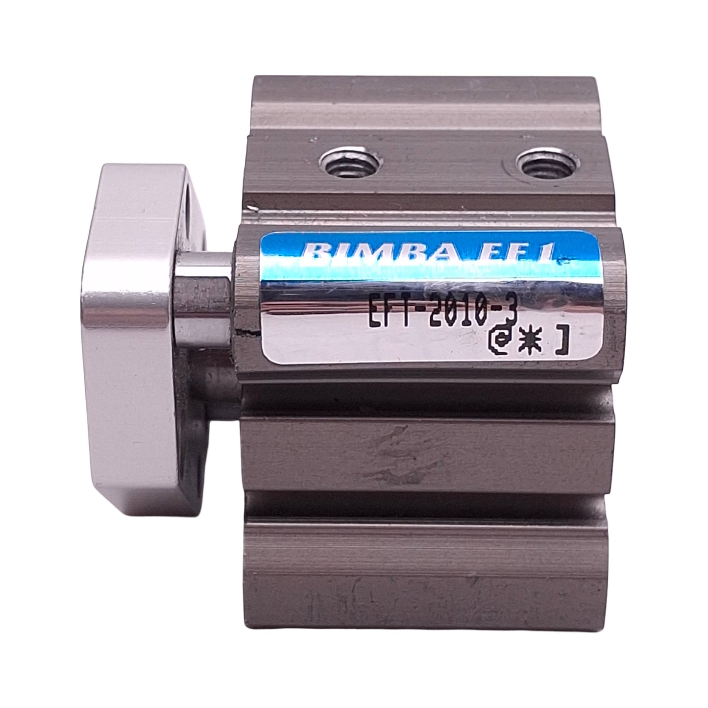 Used Bimba EFT-2010-3 Compact Cylinder, ø20mm Bore, 10mm Stroke, M5x0.8, 10bar