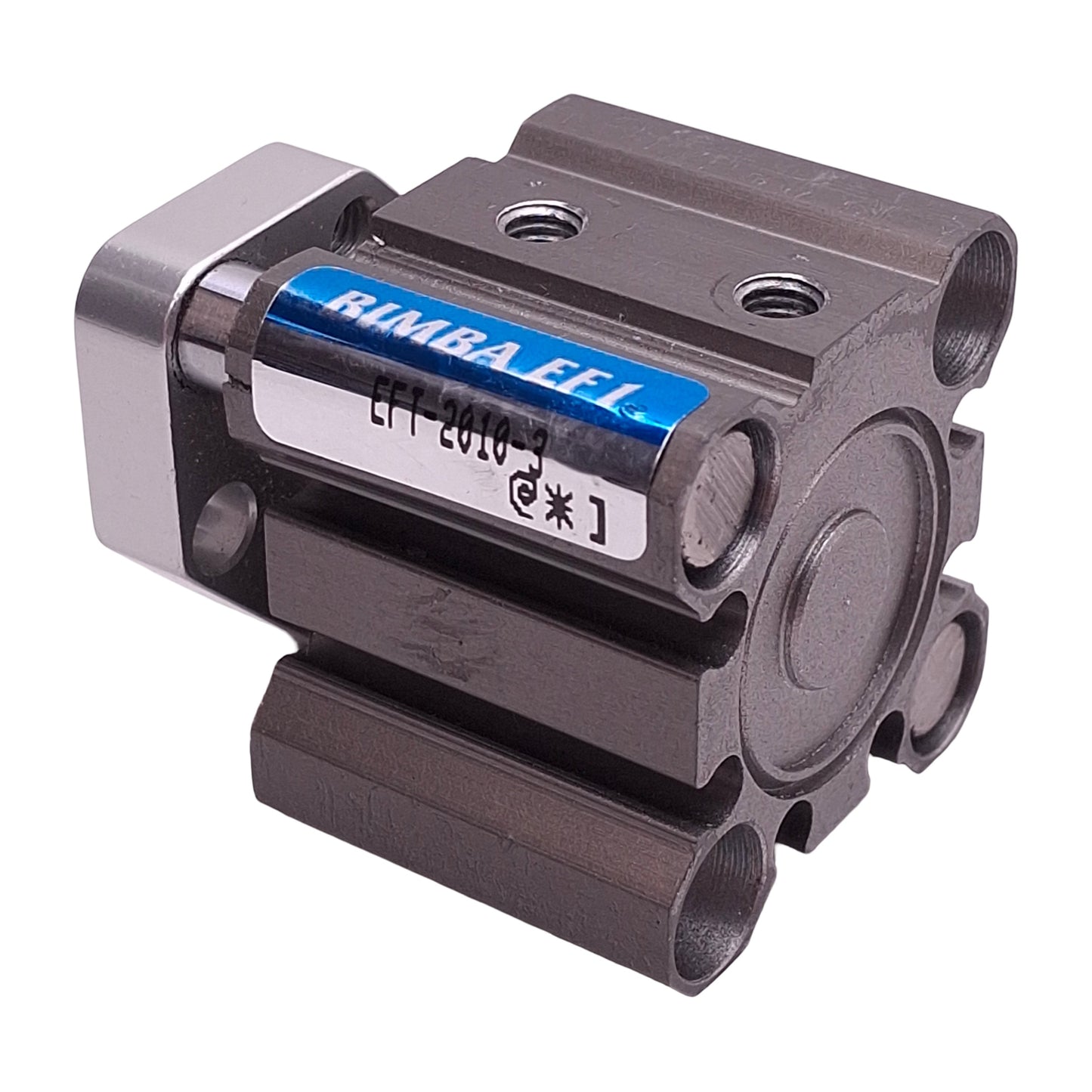 Used Bimba EFT-2010-3 Compact Cylinder, ø20mm Bore, 10mm Stroke, M5x0.8, 10bar