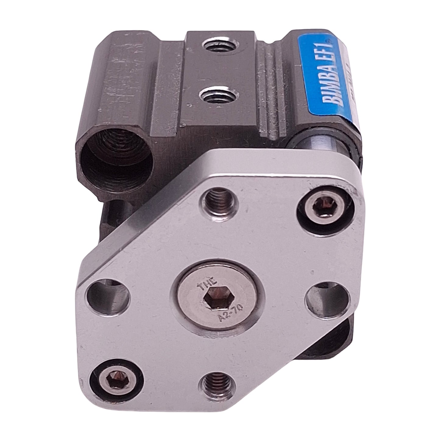 Used Bimba EFT-2010-3 Compact Cylinder, ø20mm Bore, 10mm Stroke, M5x0.8, 10bar