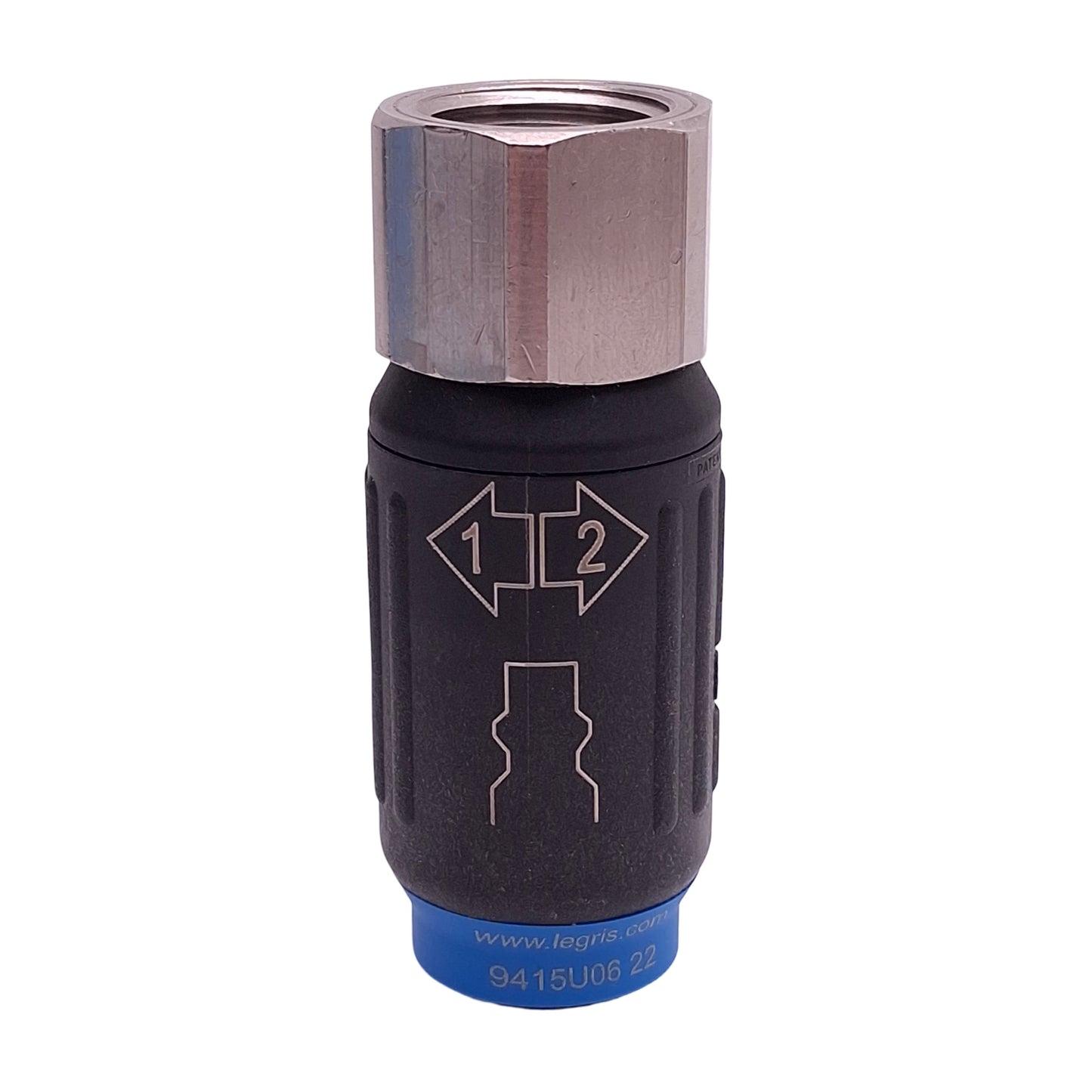 New Legris 9415U06 22 Pneumatic Hose Safety Coupler, 1/2in Female NPT, 232psi Max