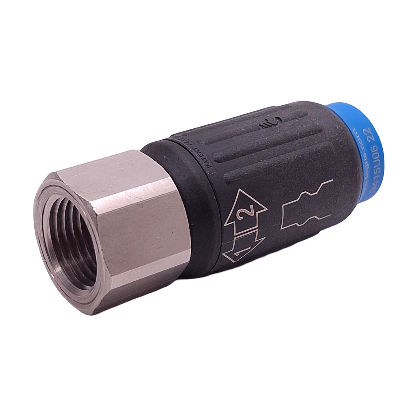 New Legris 9415U06 22 Pneumatic Hose Safety Coupler, 1/2in Female NPT, 232psi Max