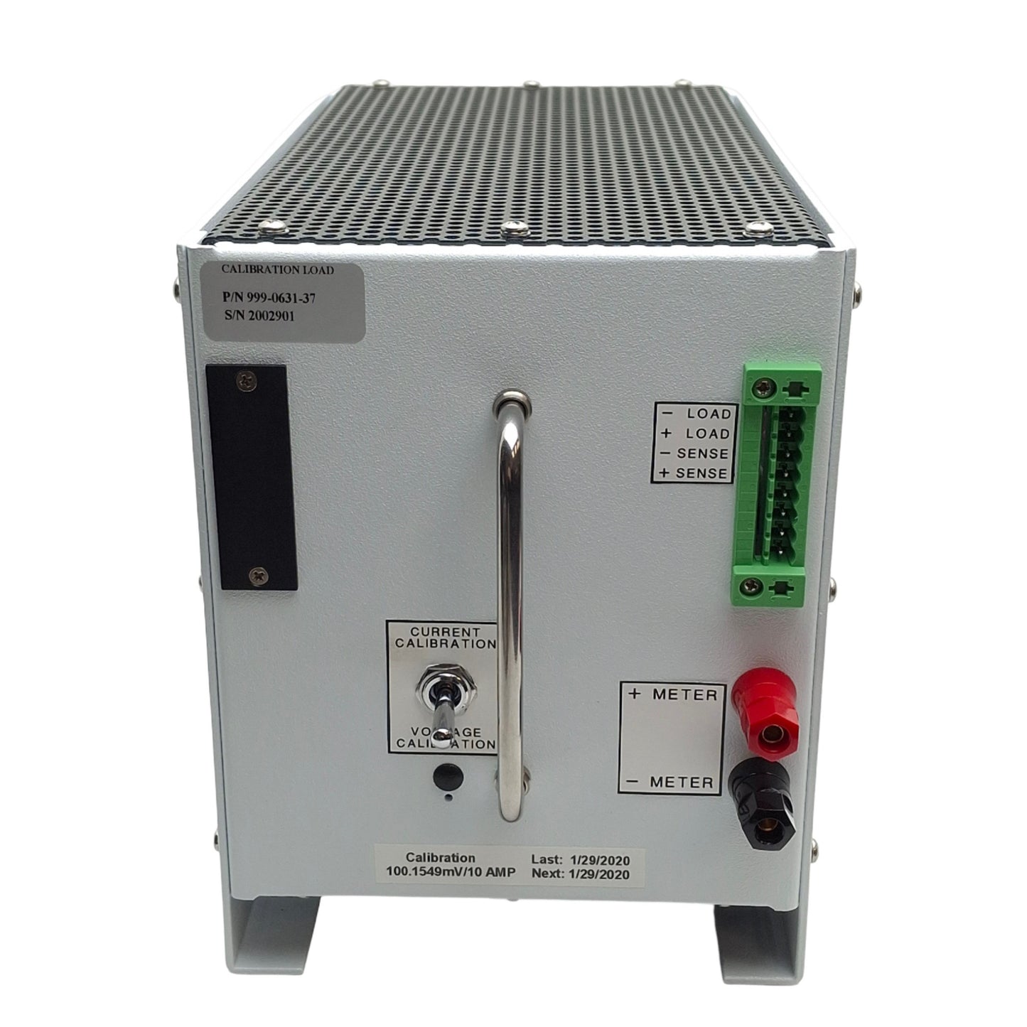 Used Dynatronix 999-0631-37 Calibration Load For Dynatronix Power Supply