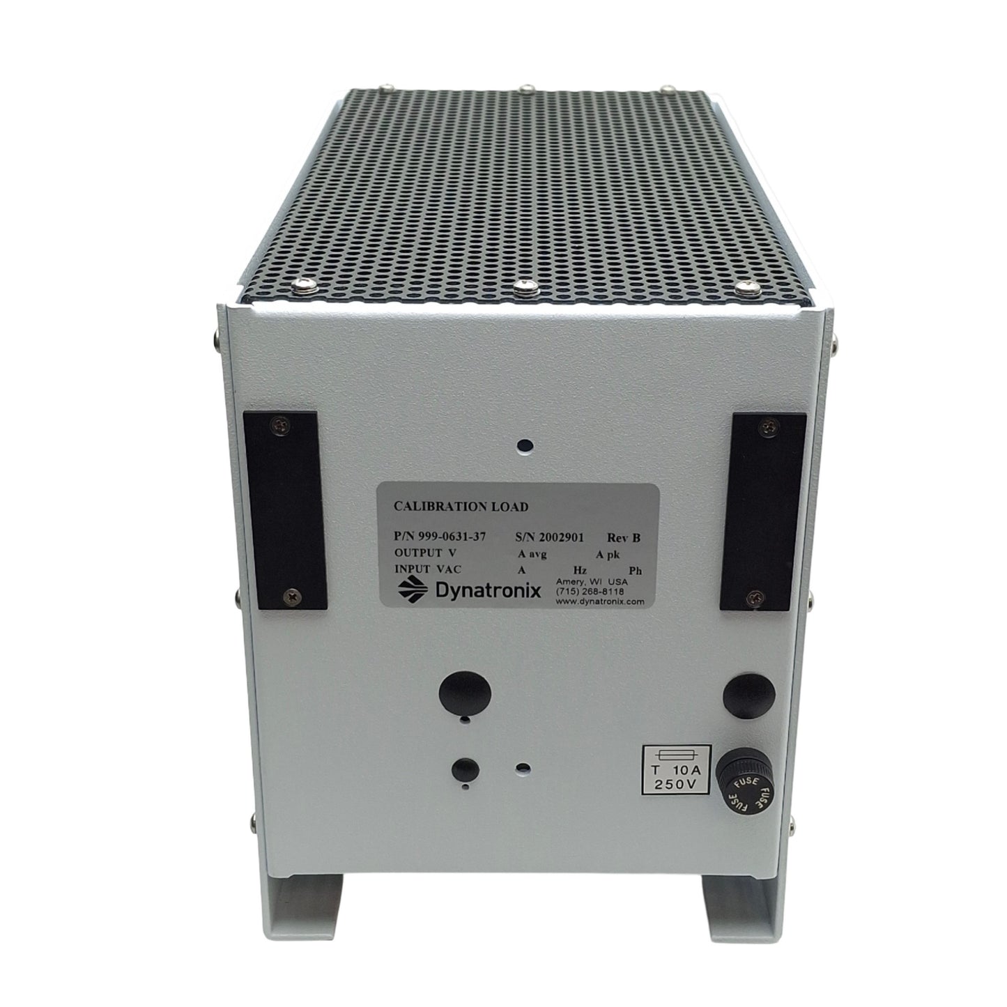 Used Dynatronix 999-0631-37 Calibration Load For Dynatronix Power Supply