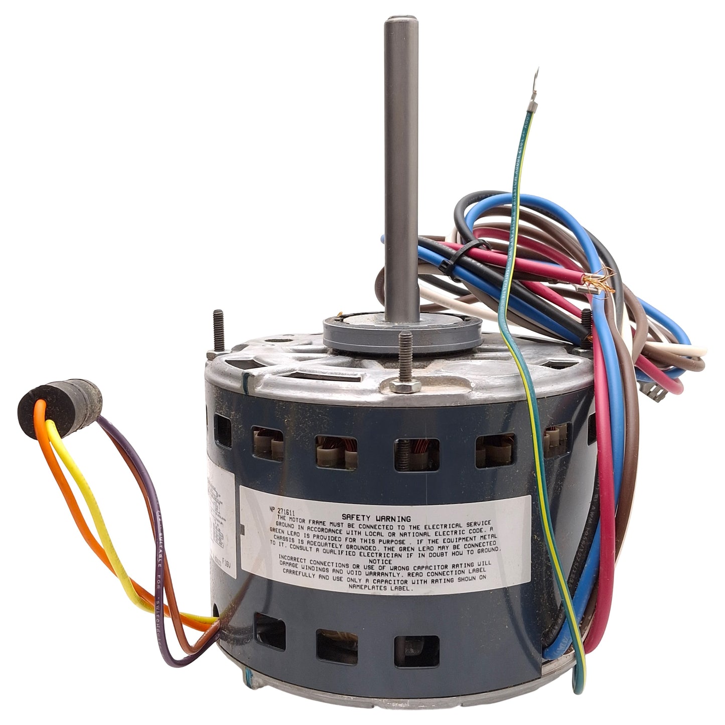 New Genteq 5KCP39FGZ215S 3583C Blower Motor, 1/4HP, 1075rpm, ø1/2in Shaft, 115VAC