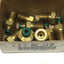New – Open box Lot of 10 Parker 68PLP-2-4 Prestolok Push-in Fittings, 1/4" NPT to ⌀1/8" Tube