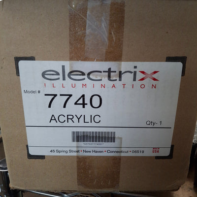 New – Open box Electrix 7740A Fluorescent Machine Light, 17in, 120VAC 18W, 9ft Cable