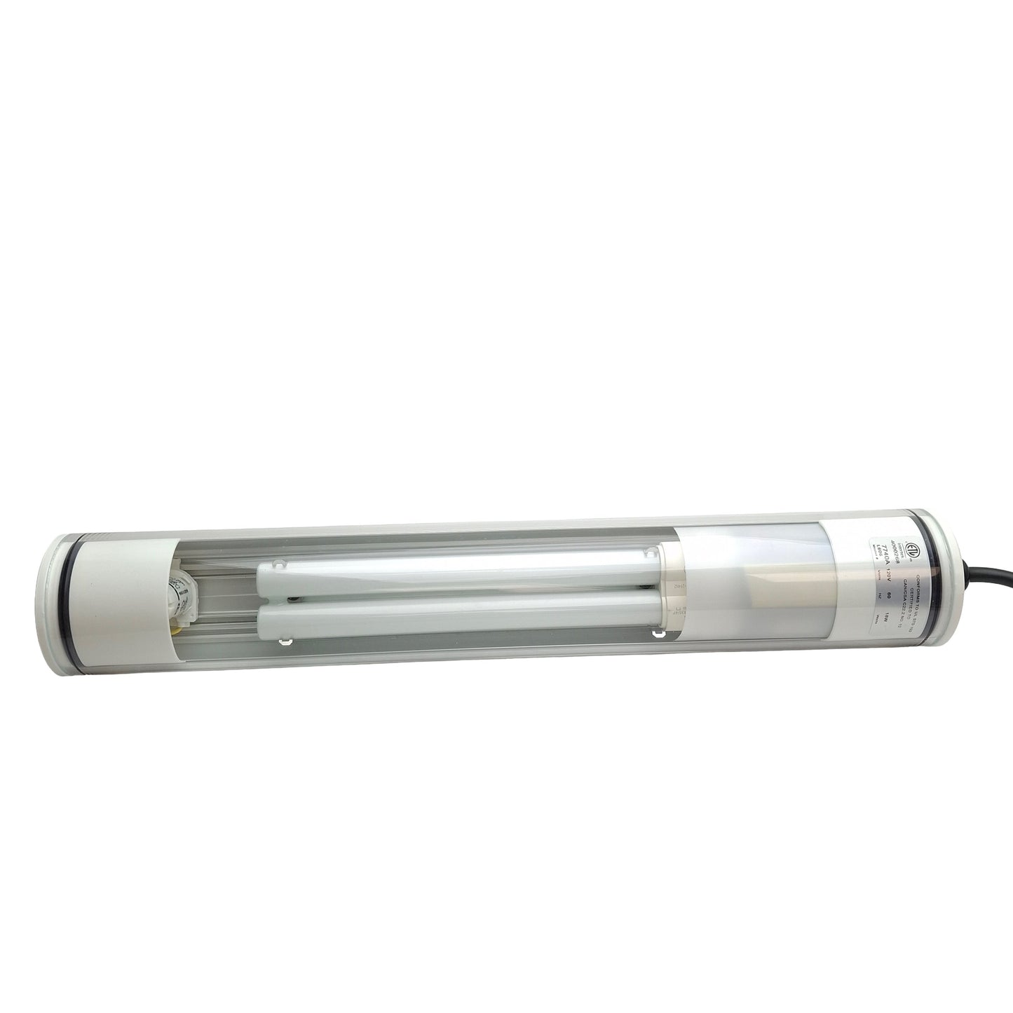 New – Open box Electrix 7740A Fluorescent Machine Light, 17in, 120VAC 18W, 9ft Cable