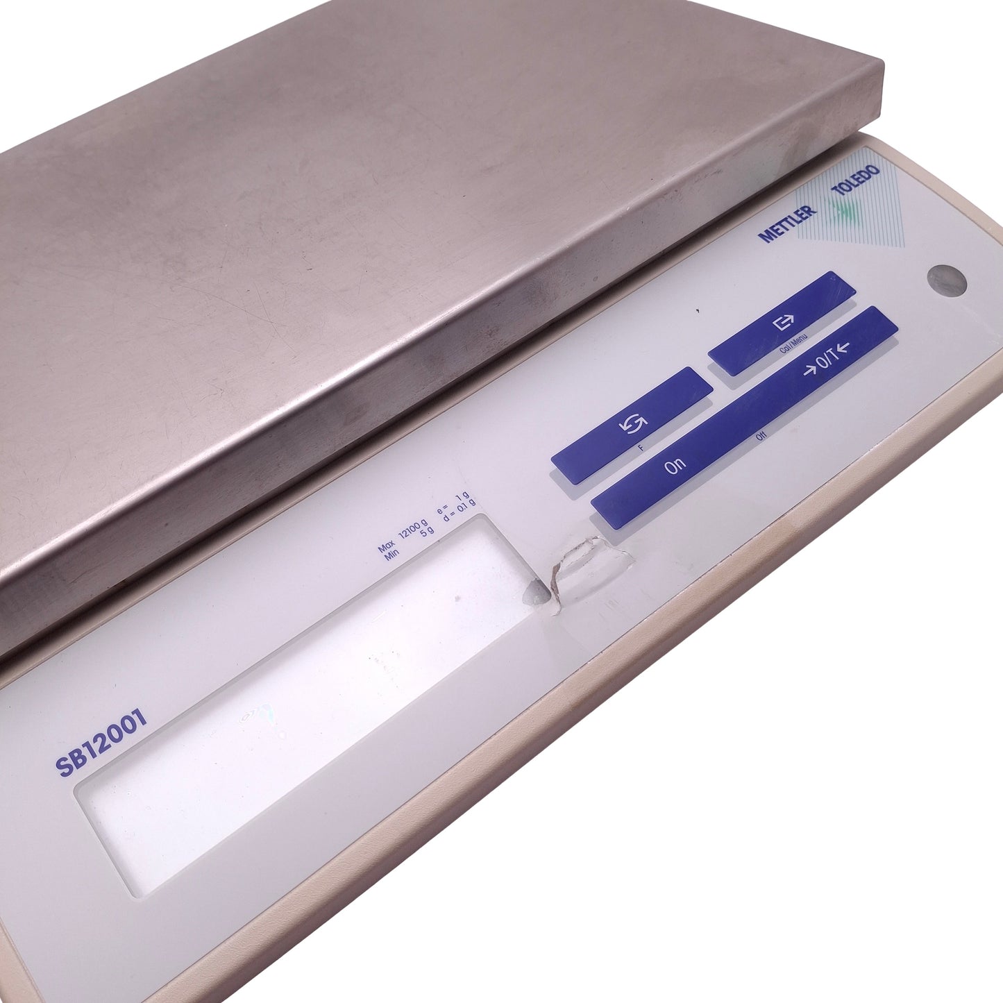 Used Mettler Toledo SB12001 Precision Balance Scale, 0.1-1g Range, 12100g Max, 240VAC
