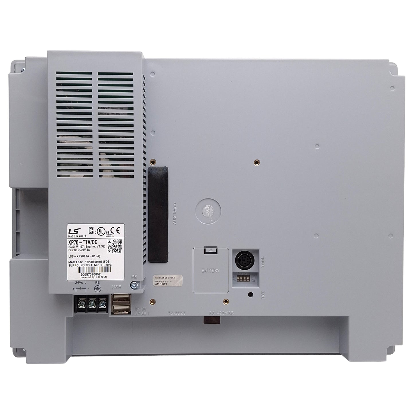 New LS XP70-TTA/DC XGT HMI Panel, 10.4in TFT LCD Display, 640x480 Pixels, 24VDC