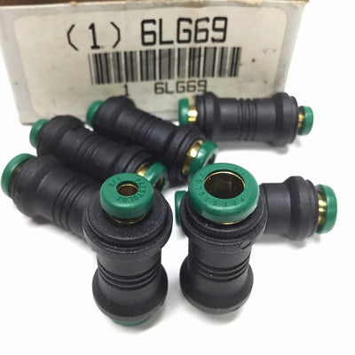 New – Open box Lot of 7 Parker 32PLP-4-2 Prestolok Unequal Union Fittings ⌀1/8" x ⌀1/4" Tube OD