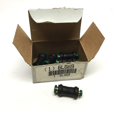 New – Open box Lot of 7 Parker 32PLP-4-2 Prestolok Unequal Union Fittings ⌀1/8" x ⌀1/4" Tube OD