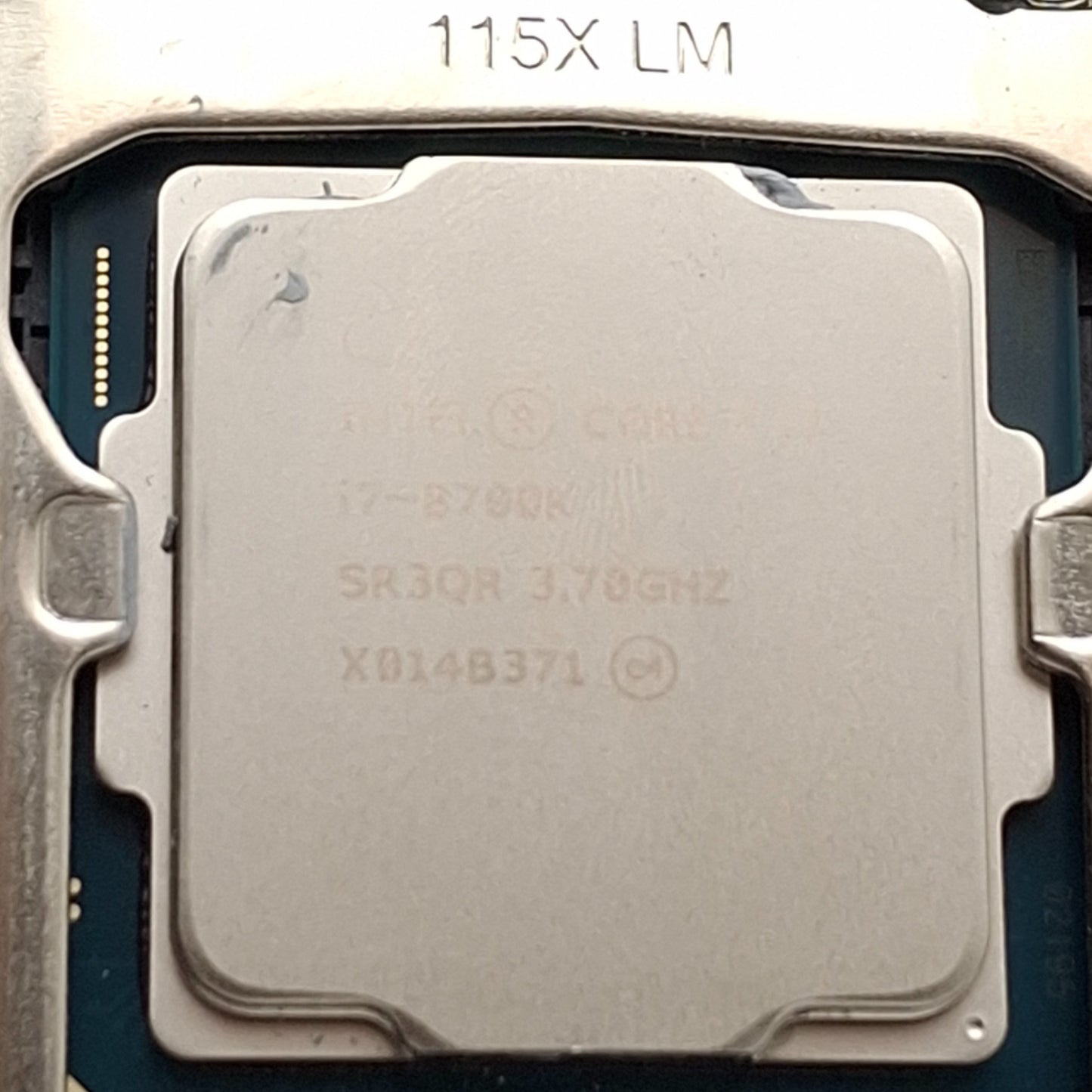 Used GIGABYTE B360M D3H GSM mATX Motherboard, w/ I7-8700K, 4x DIMM, PCIe x16/1/4, PCI