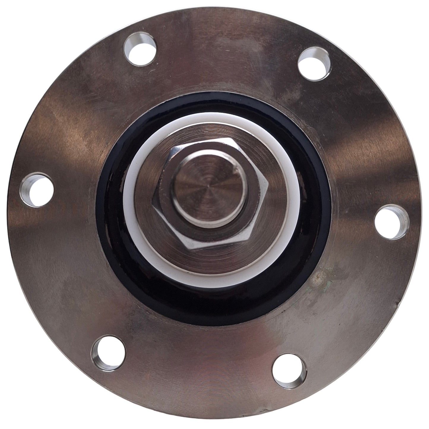 Used T&M Research Products K-500-1 Coaxial Shunt 0.0005 Ohms, 2.2MHz, ø5.25in Flange