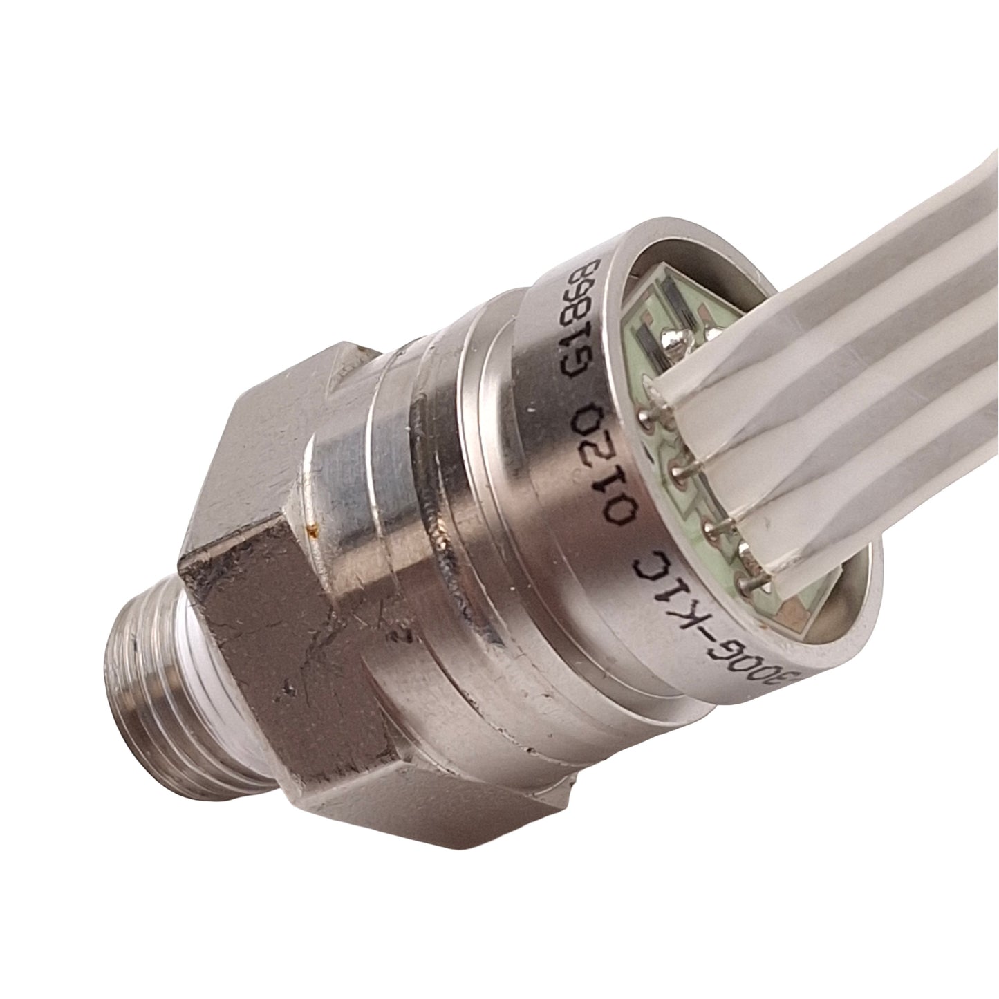 Used Foxboro / ICT 19-300G-K1C Pressure Sensor, 300psig, 1/8in NPT, 4-Pin Ribbon