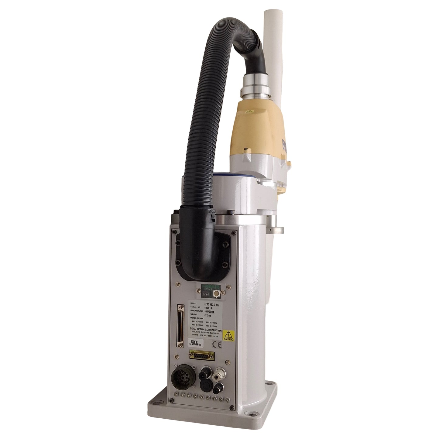 Used Seiko Epson E2S553S-UL SCARA Industrial Robot Arm, 550mm Reach, 320mm Z-Axis
