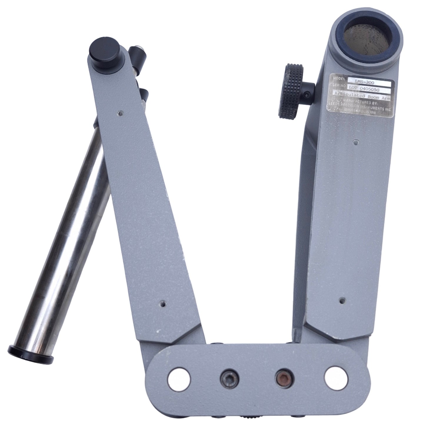 Used Leeds LMS-300 Articulating Microscope Stereoscope Boom Arm, 2-Joint, 24.5" Reach