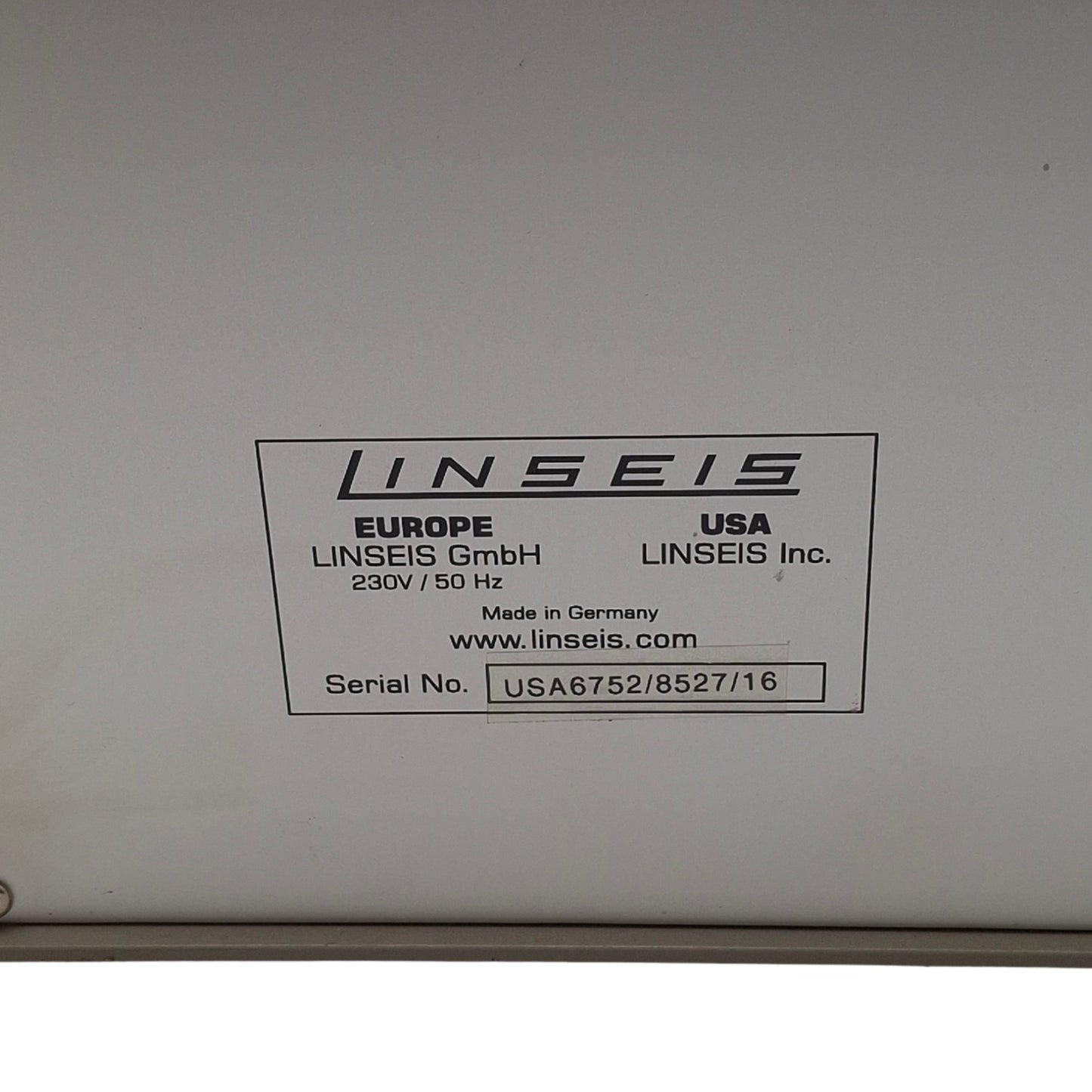 Used Linseis L40/2053 Gas Dosing/Mixing System, 3-Pipes, 1bar Max, 230VAC, 1/8in NPT
