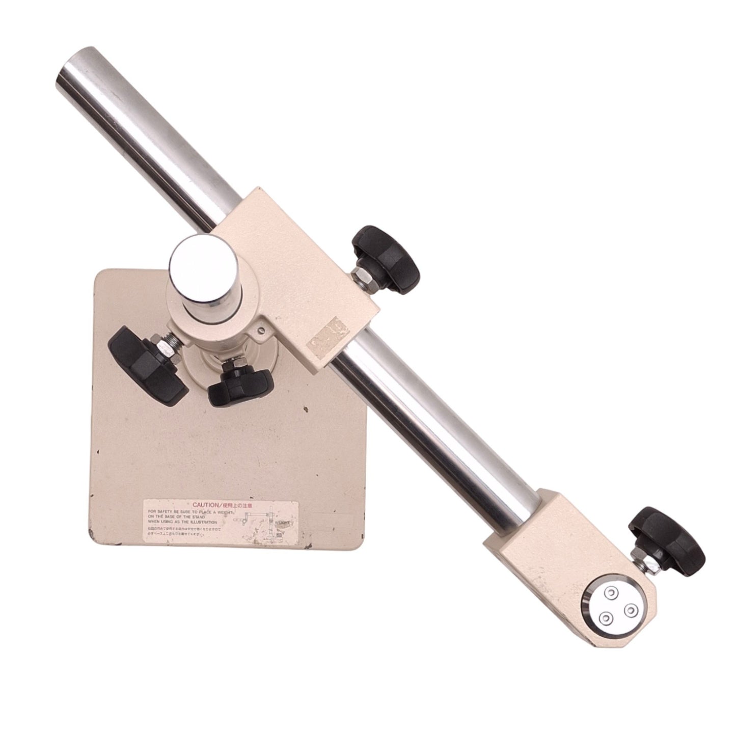 Used Olympus SZ-STU1 Stereo Microscope Stand 250x250mm Base, 437mm Arm, ø15mm Mount