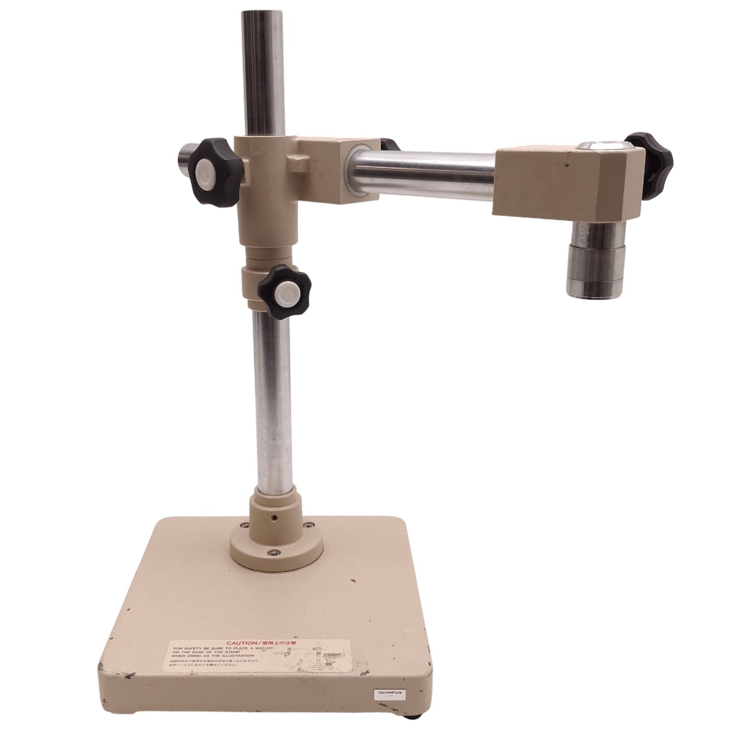 Used Olympus SZ-STU1 Stereo Microscope Stand 250x250mm Base, 437mm Arm, ø15mm Mount