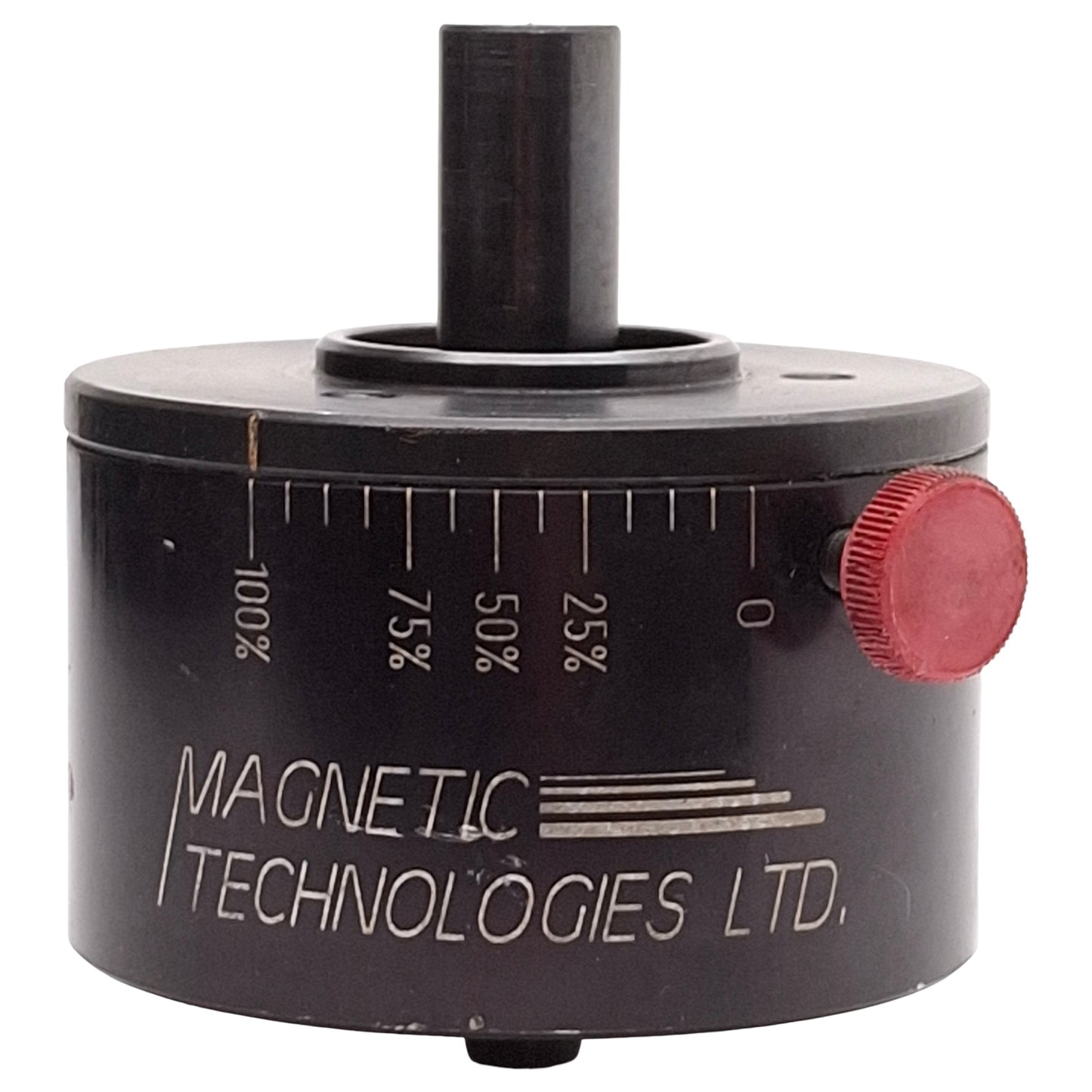 Used Magnetic Technologies 655 Magnetic Brake, 0.12-5.0in-lbs, ø0.590 x 1.125in Shaft