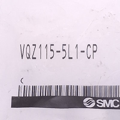 New Lot of 2 SMC VQZ115-5L1-CP Solenoid Valve, 3-Way, 0.1MPa-0.7MPa, 24VDC Coil