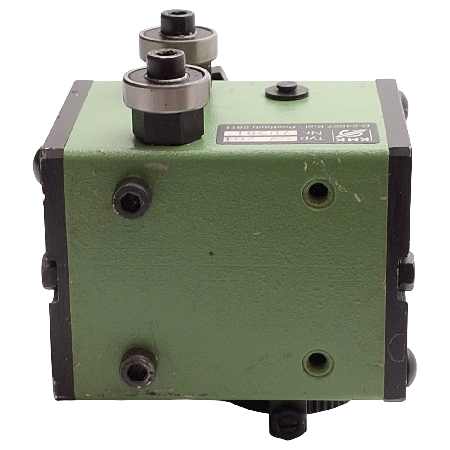 Used KMK LW-201 Linear Bi-Directional Gearbox, ø20mm Bore, 8mm Max Pitch, 70N Thrust