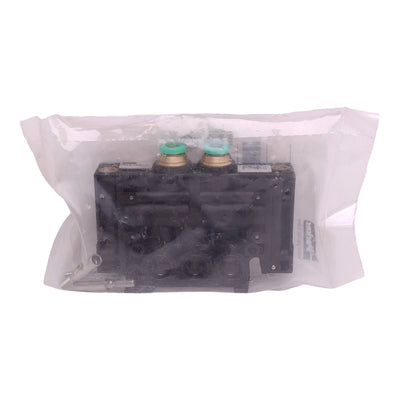 New Parker PVL-B1226067 Inline Valve Module, 5/2-Way Double Acting, ø1/4in Push-In