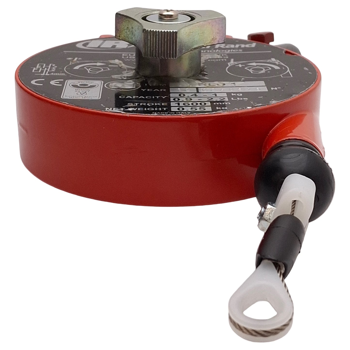 Used Ingersoll Rand BLD1 Light Duty Spring Tool Balancer, 0.9-2.2lbs, 63in Stroke