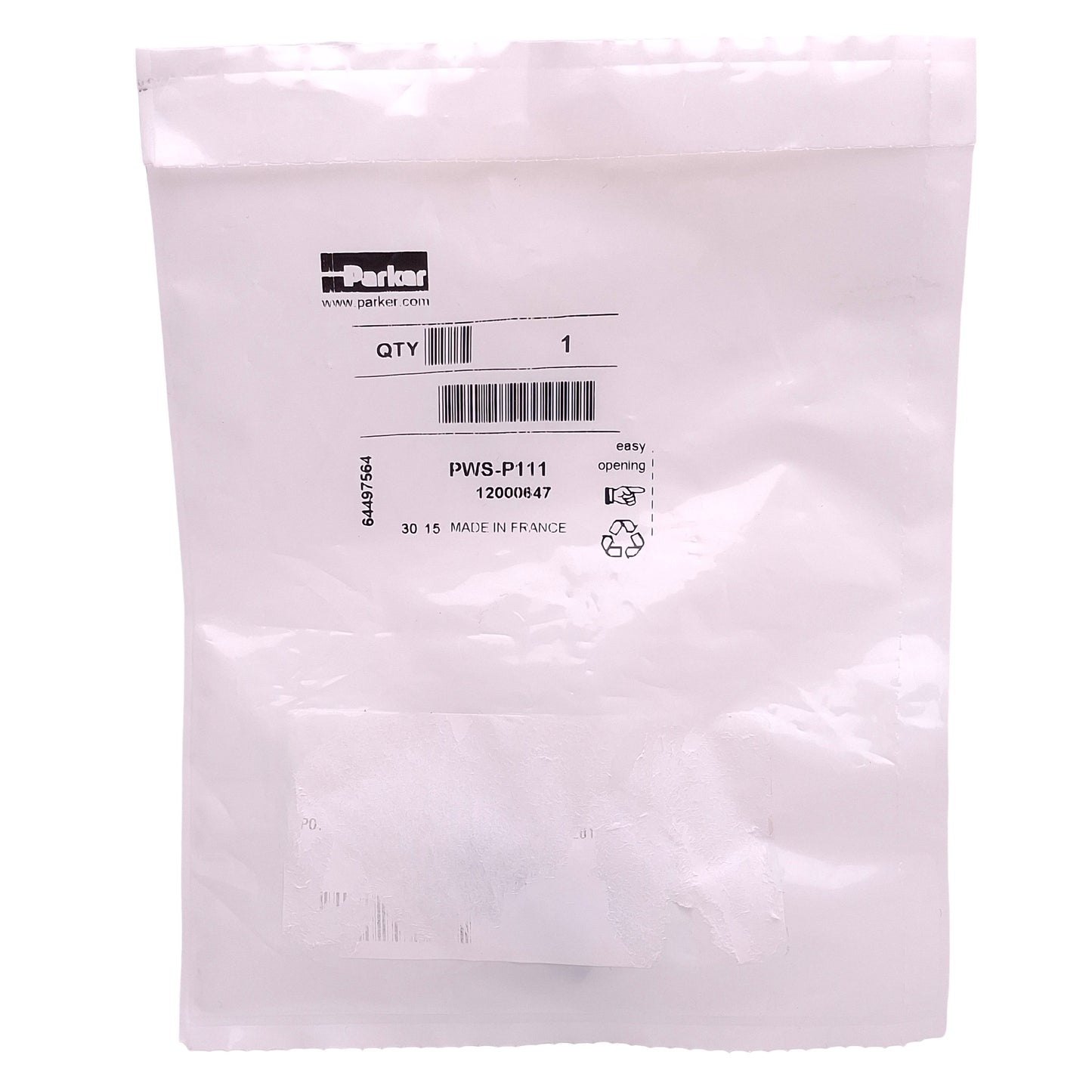 New Parker PWS-P111 Plug-In Pressure Sensor, N.O., ø4mm Push-In, 0-10bar, 90l/min