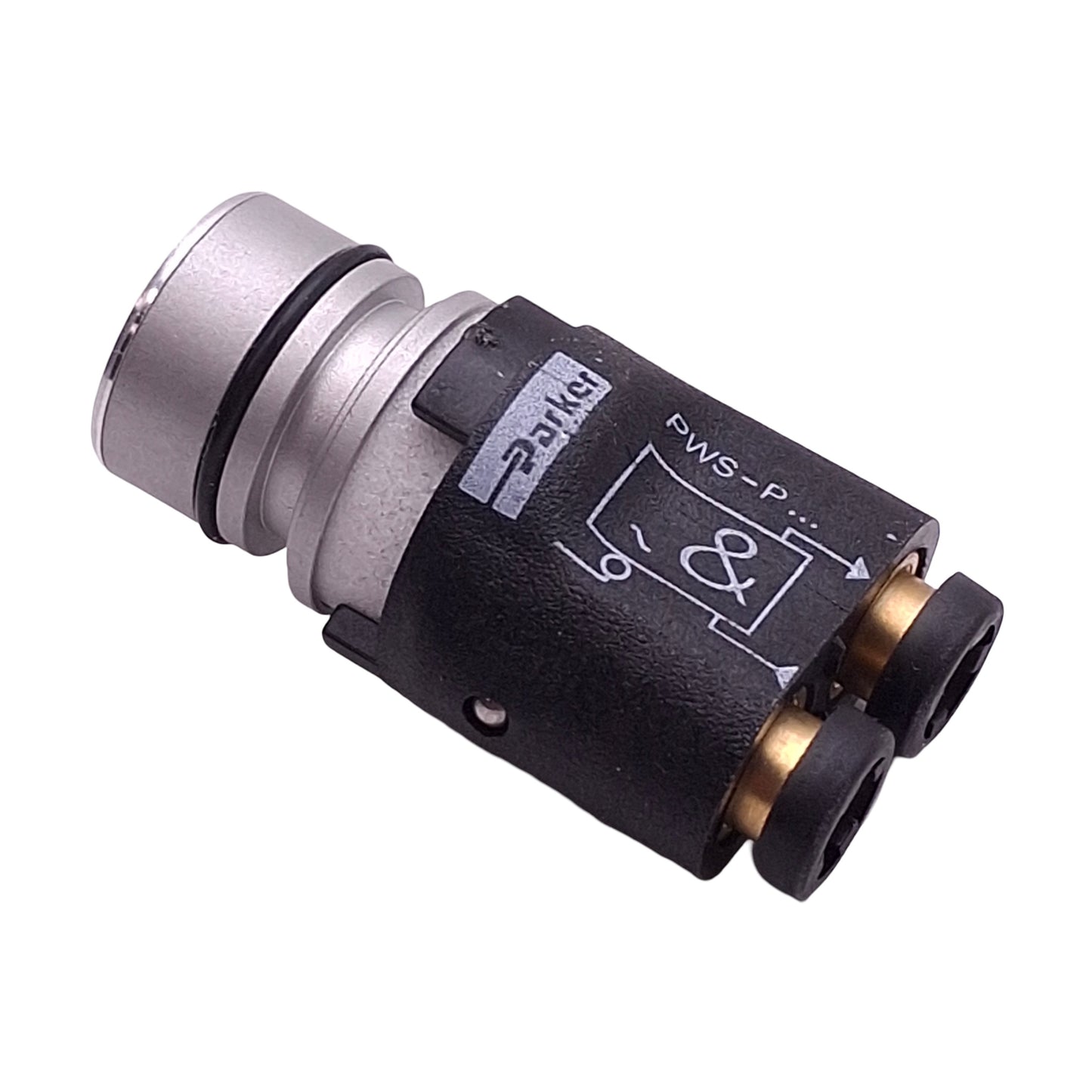New Parker PWS-P111 Plug-In Pressure Sensor, N.O., ø4mm Push-In, 0-10bar, 90l/min