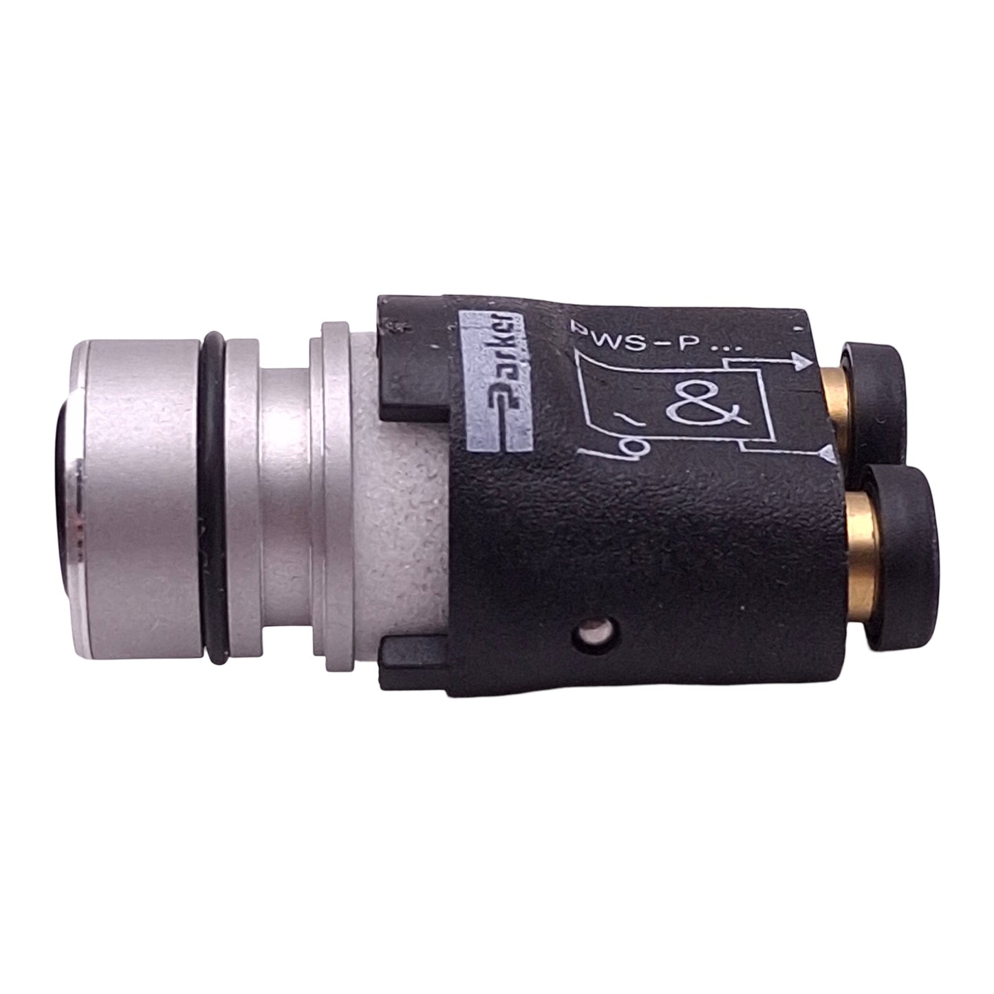 New Parker PWS-P111 Plug-In Pressure Sensor, N.O., ø4mm Push-In, 0-10bar, 90l/min