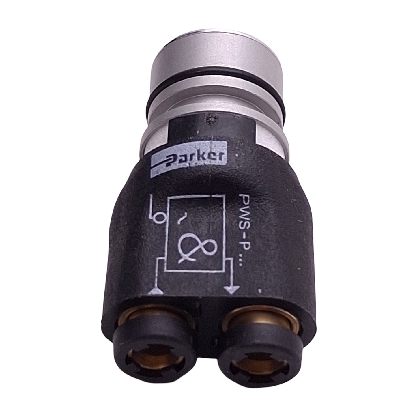New Parker PWS-P111 Plug-In Pressure Sensor, N.O., ø4mm Push-In, 0-10bar, 90l/min