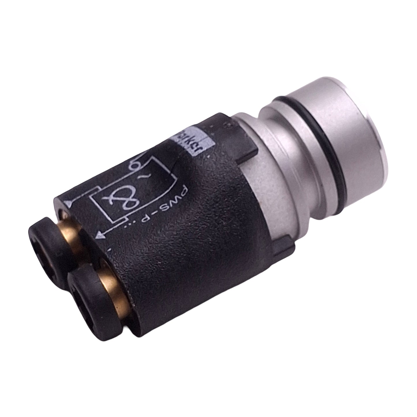New Parker PWS-P111 Plug-In Pressure Sensor, N.O., ø4mm Push-In, 0-10bar, 90l/min