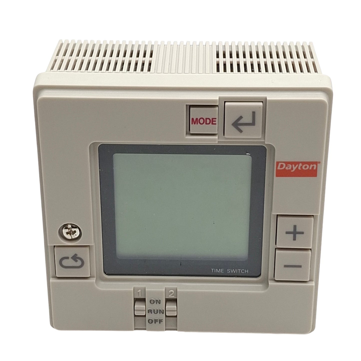 New Dayton 4A342B Programmable Timer 100-240VAC Supply, 250VAC 15A Output, 24Hr/7Day