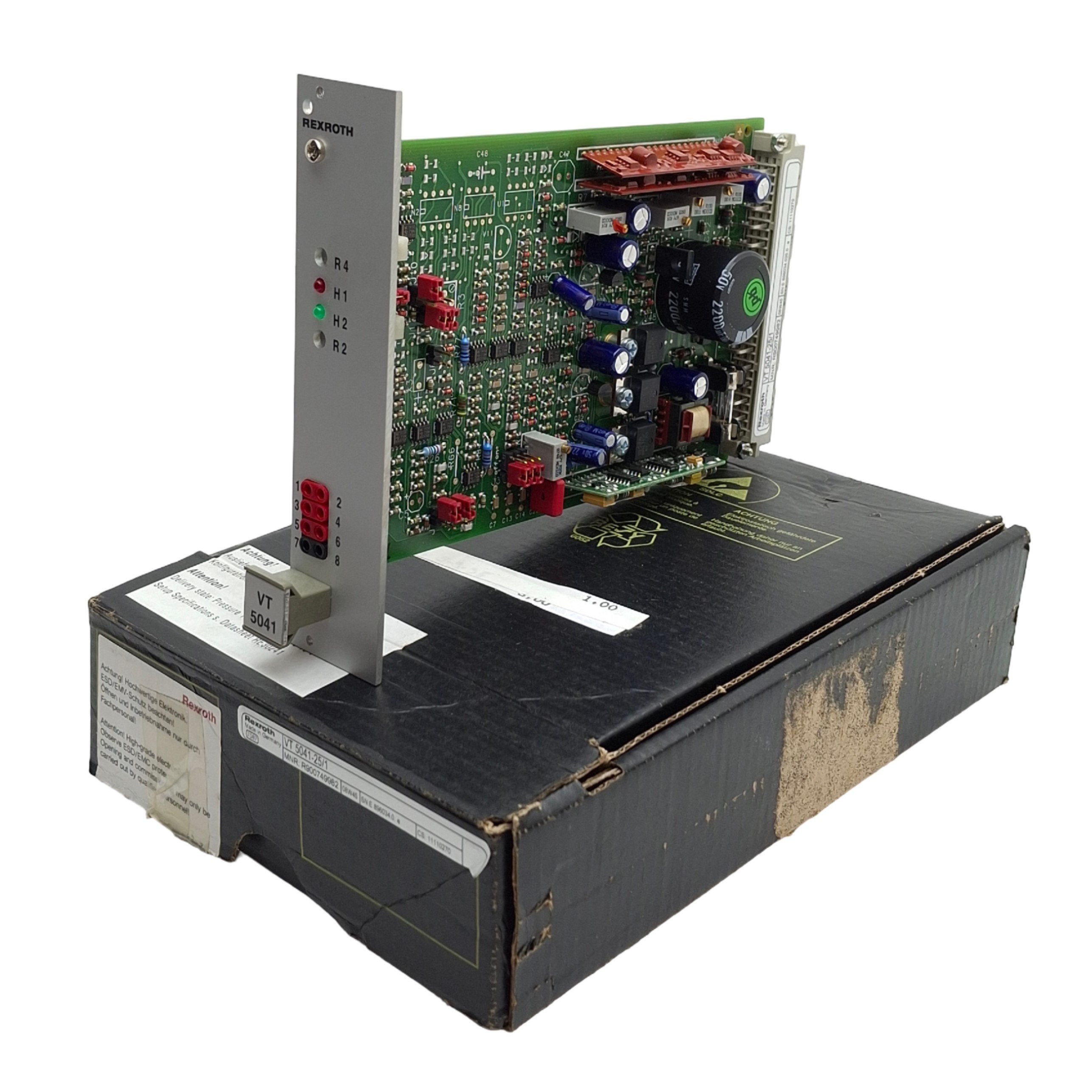 Mannesmann Rexroth VT 5041-25/1 Analog Amplifier 24VDC, 160mm x 100mm ...