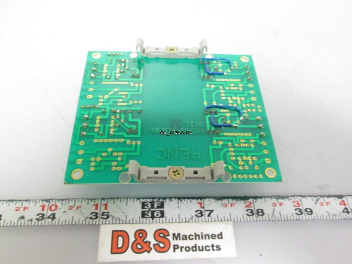 Used Lot of 2 Analog Devices AD202JN Isolation Amplifier Soldered to PCB DIN-Mount