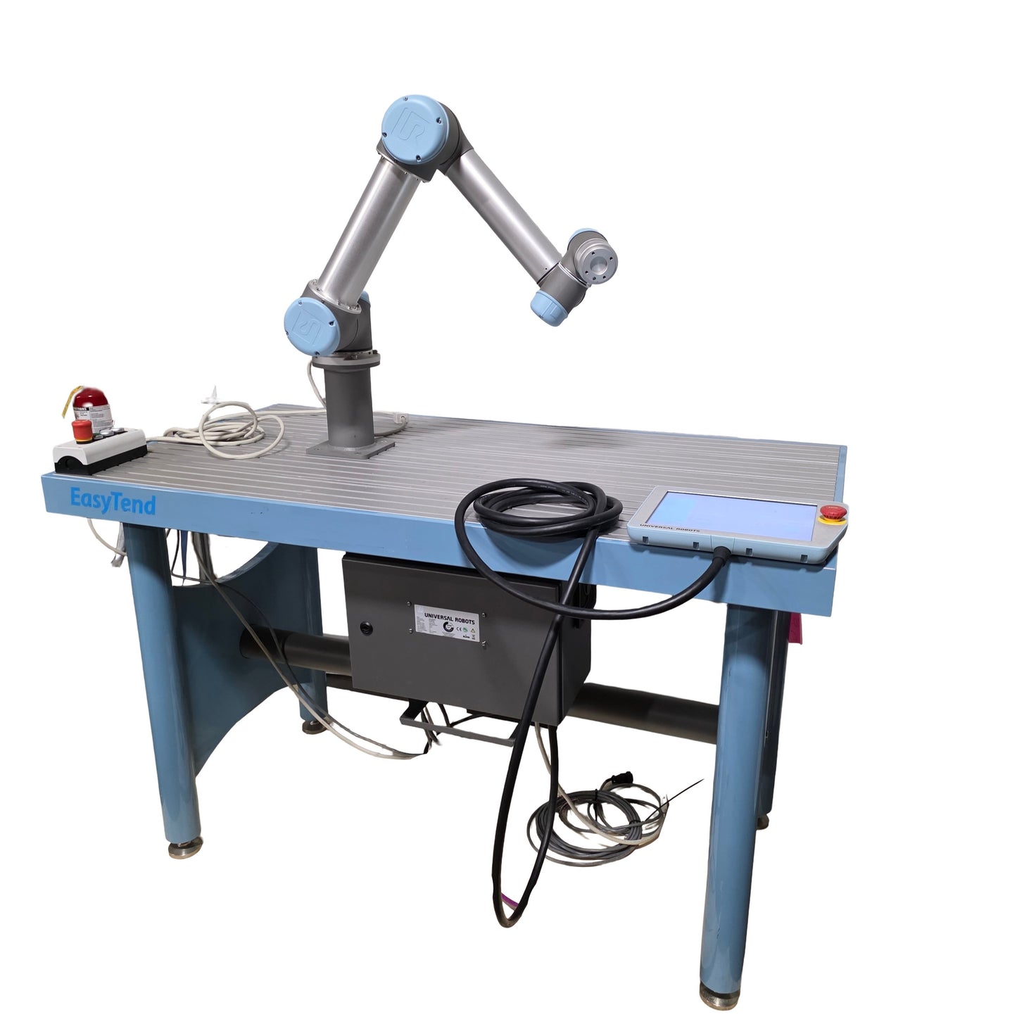 Used Universal Robots UR5 Robot With Controller Tablet And Easy Tend Table 100-240VAC