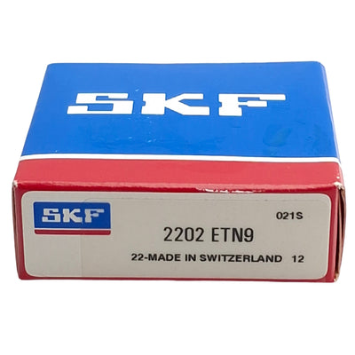 New SKF 2202 ETN9 Self Aligning Double Row Ball Bearing ø15mm ID x ø35mm OD x 14mm W
