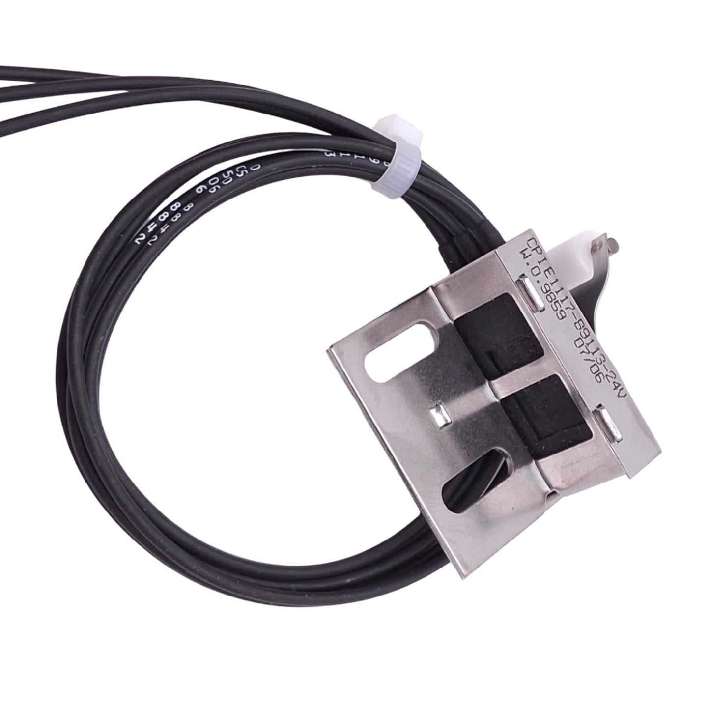 Used CPI E1117-89113-24V Roller Lever Limit Switch, SPDT, 5A Max, 24VAC, 3-Wire